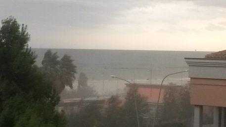 Pescara: tempesta di sabbia